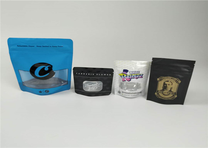 Malotes plásticos de Runtz que empacotam o fechamento do fecho de correr do saco da erva daninha das cookies da prova do cheiro do menino da selva