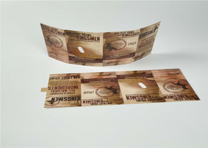 Comprimidos que empacotam a caixa de papel feita sob encomenda de empacotamento Lenticular de impressão do rinoceronte do cartão 3d