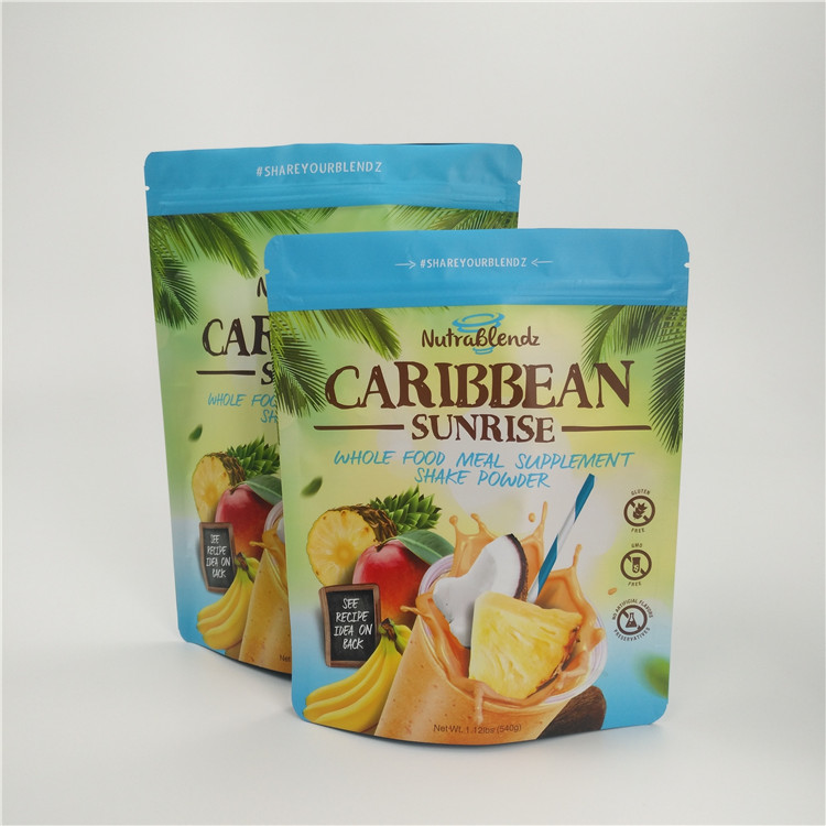 A impressão do Gravure levanta-se os sacos Ziplock, malote da folha de alumínio de pó de leite com zíper