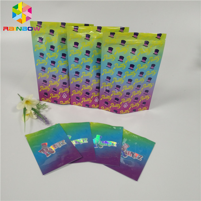 Cheire o malote da folha da prova que empacota cookies dos sacos de Runtz/comprimido/aplicação gomosa do urso