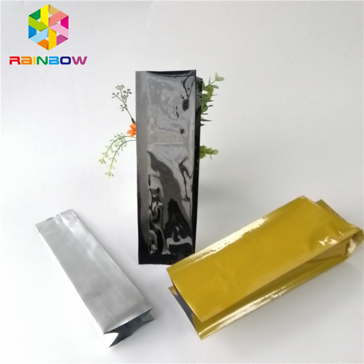 A folha de alumínio Resealable levanta-se o saquinho de chá do café do assado do reforço do lado do malote 12oz 16oz