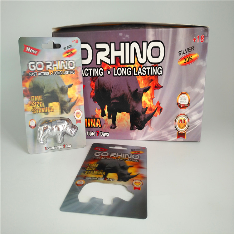 Deslize do cartão masculino dos comprimidos 3D do realce do cartão da inserção de empacotamento do bloco de bolha sacos de empacotamento