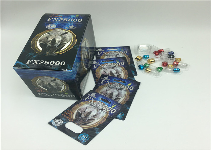 Os comprimidos de empacotamento do sexo da cápsula do cartão da bolha do efeito da mamba preta 3D personalizados projetam