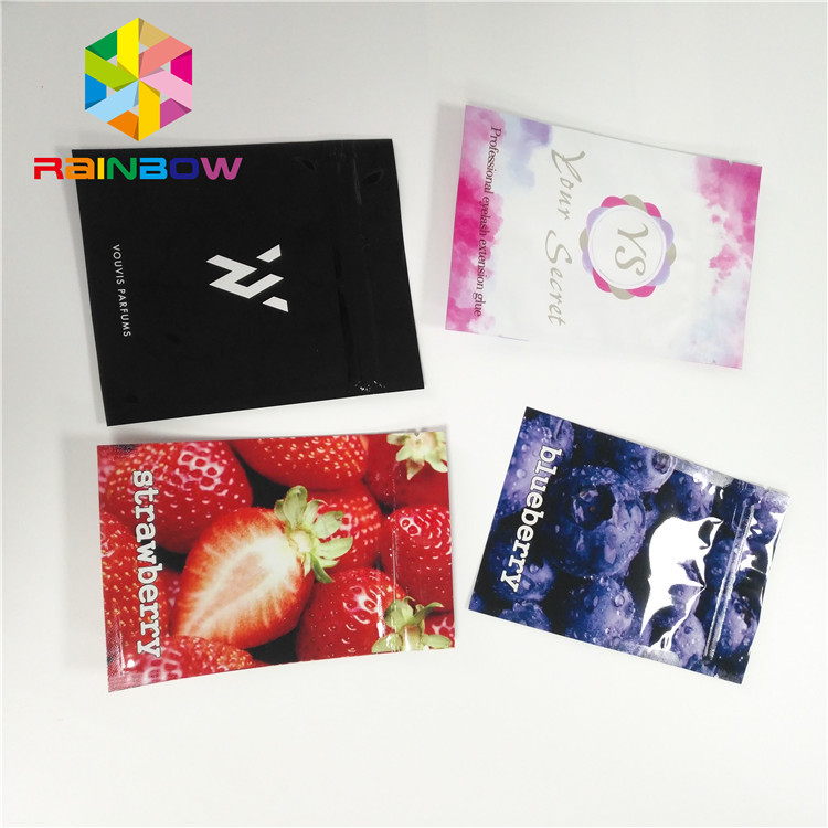 Malote lateral de empacotamento matte do selo dos sacos três da folha de alumínio para o bloco cosmético da composição