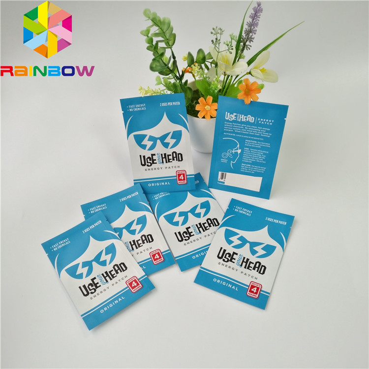 logotipo feito sob encomenda plástico laminado prova de empacotamento de Mylar do cheiro do malote da folha de alumínio da polegada 4x6