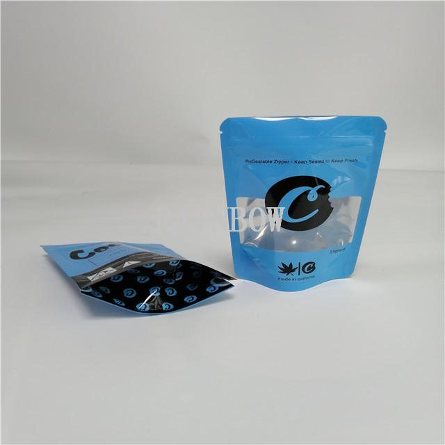 100-180 saco da prova da criança da prova do cheiro da espessura do Mic para 3,5 gramas de cookies