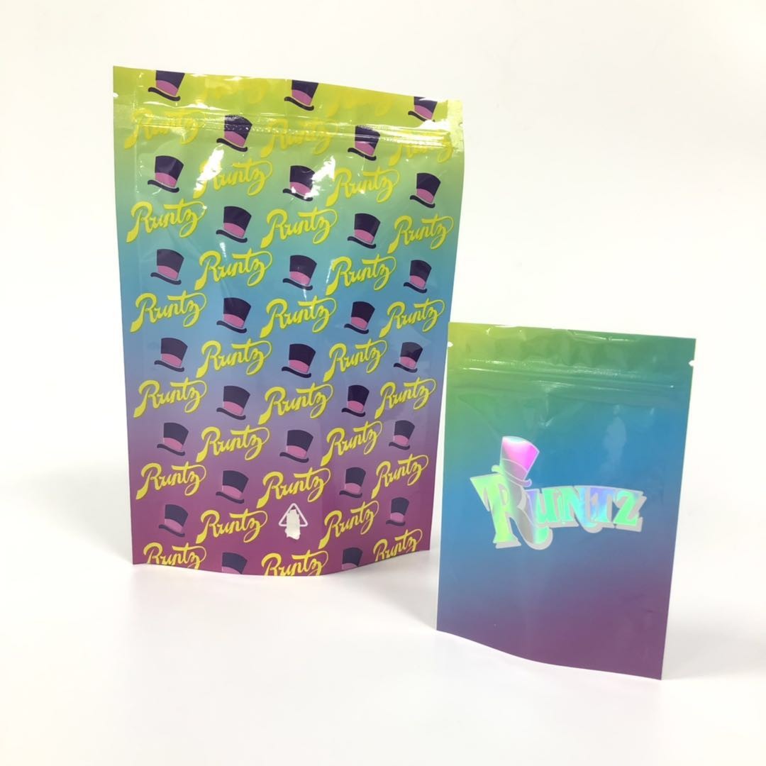 3,5 gramas levantam-se o incenso erval que empacota sacos Ziplock do cânhamo de Runtz da prova do cheiro da erva daninha de Mylar