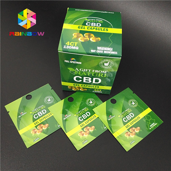 Incenso erval da impressão de Digitas que empacota o saco natural gomoso dos doces de Gummies do cânhamo de CBD