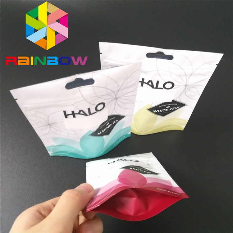 Sacos Ziplock reais da folha de alumínio de Kratom Bali para produtos de Cbd da erva da erva daninha do pó das especiarias