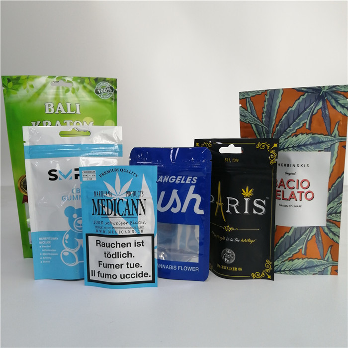 Saquinhos de chá Ziplock plásticos que empacotam biodegradável Resealable dos sacos para o alimento/frutos secos