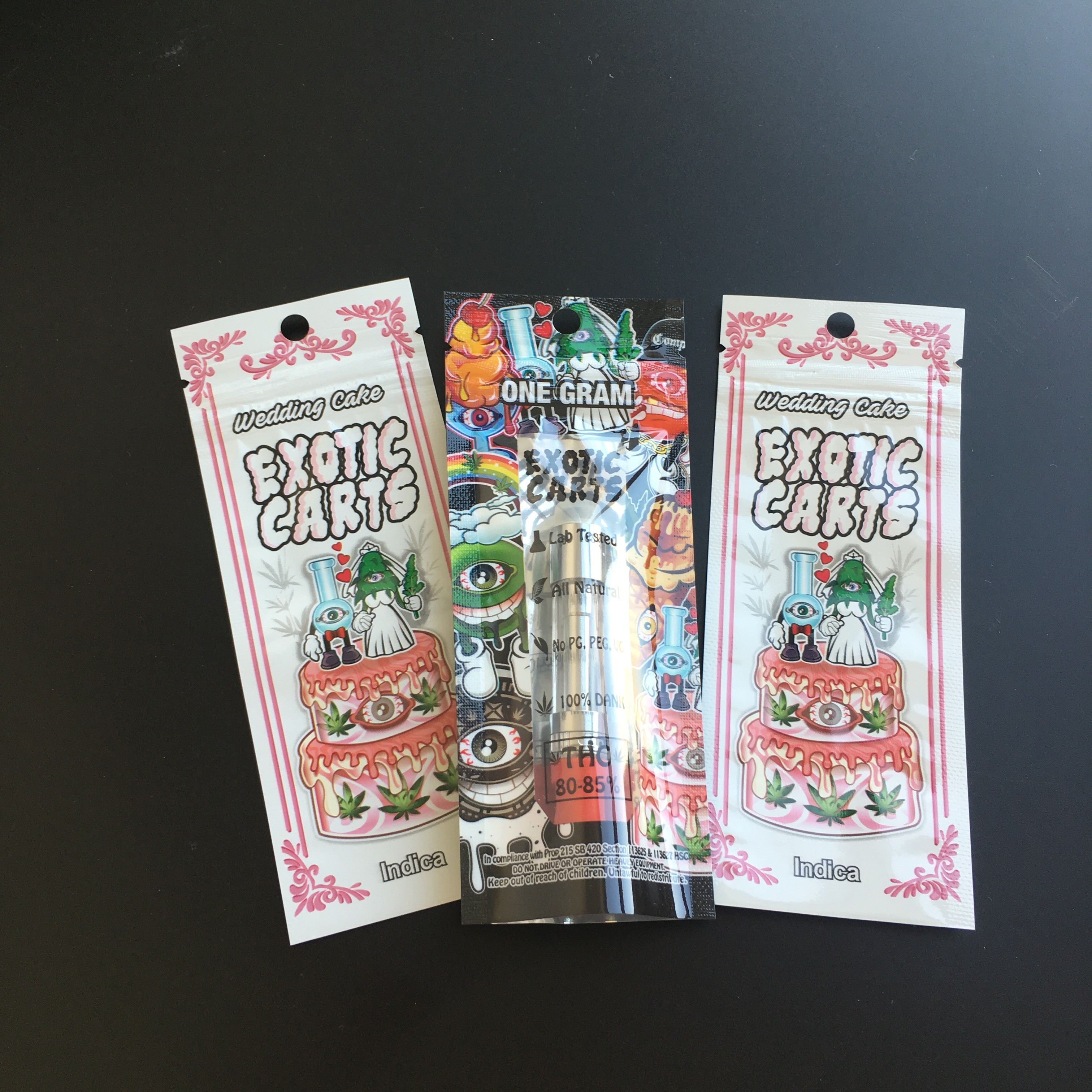 Malotes plásticos da folha de Mylar que empacotam a impressão feita sob encomenda do zíper para envoltórios do cigarro de charuto