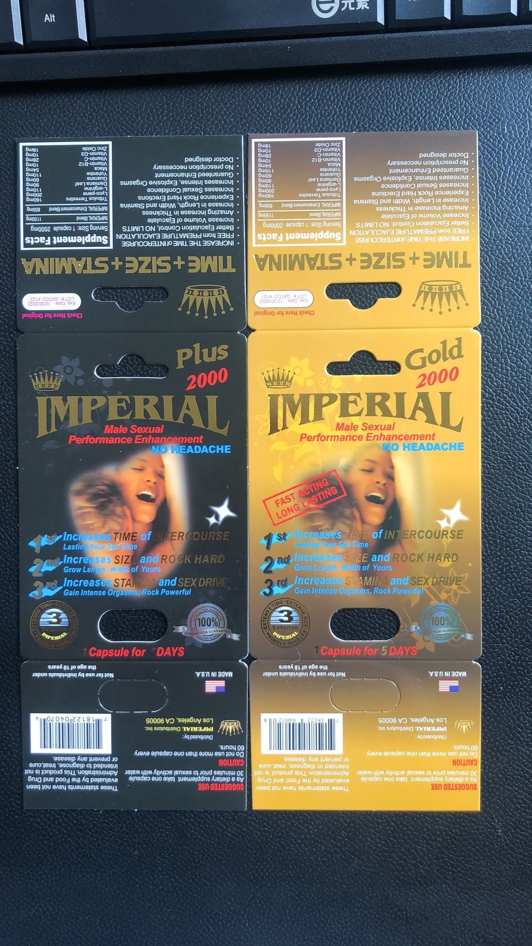 Caixa de papel do cartão 3D sexual masculino do poder que empacota o primeiro efeito do zen 3D para comprimidos do sexo