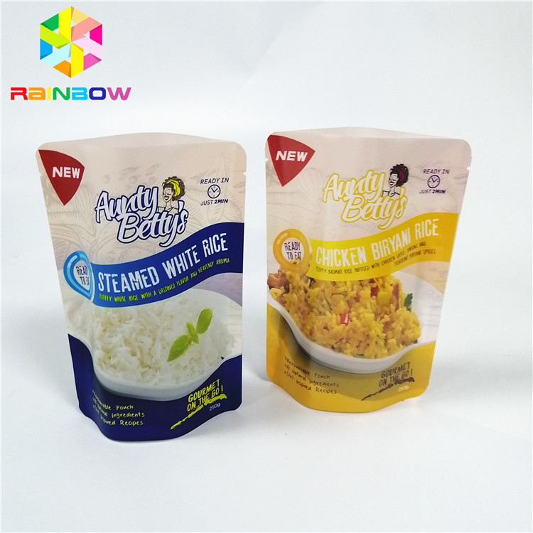 O empacotamento congelado dos malotes plásticos do alimento levanta-se o armazenamento de nylon da retorta do vácuo