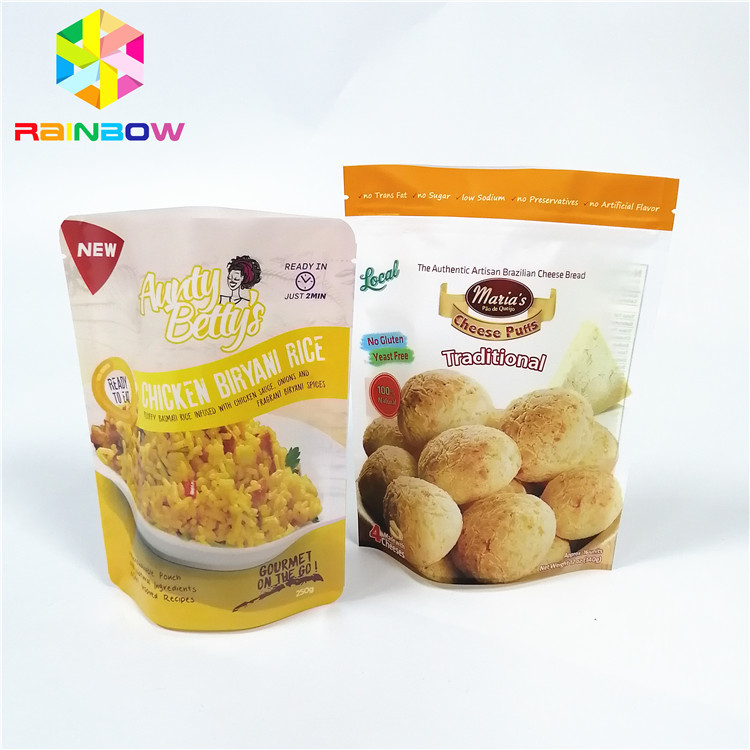 Malotes plásticos cozinhados molho que empacotam a ebulição cozinhando o fechamento do zíper do armazenamento do vácuo