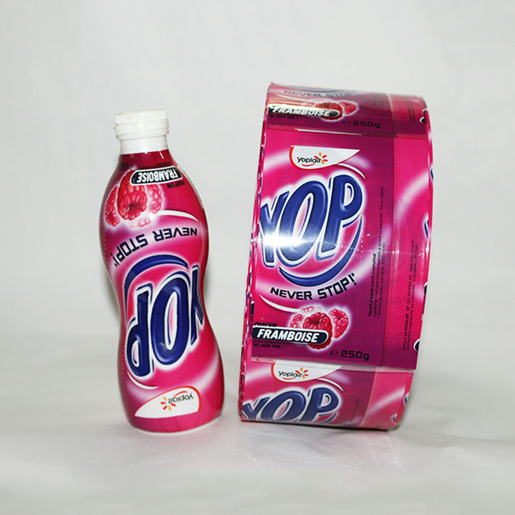 O Pvc aquece a etiqueta da luva plástica do psiquiatra para a etiqueta da garrafa do suco/da garrafa envoltório do psiquiatra para a garrafa da bebida