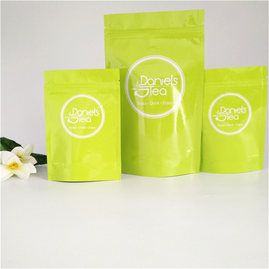 Malotes plásticos de superfície que empacotam, saco de empacotamento de Matt do chá da folha de alumínio personalizado