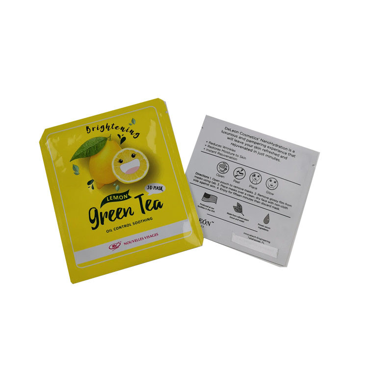 O empacotamento Resealable da folha de alumínio ensaca a embalagem cosmética da máscara protetora de Matt/de Mylar revestimento lustroso