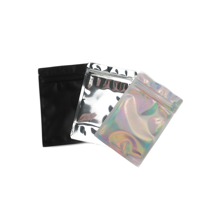 Resíduo metálico lateral de empacotamento do malote do selo do saco três do produto comestível da prova do cheiro com zíper