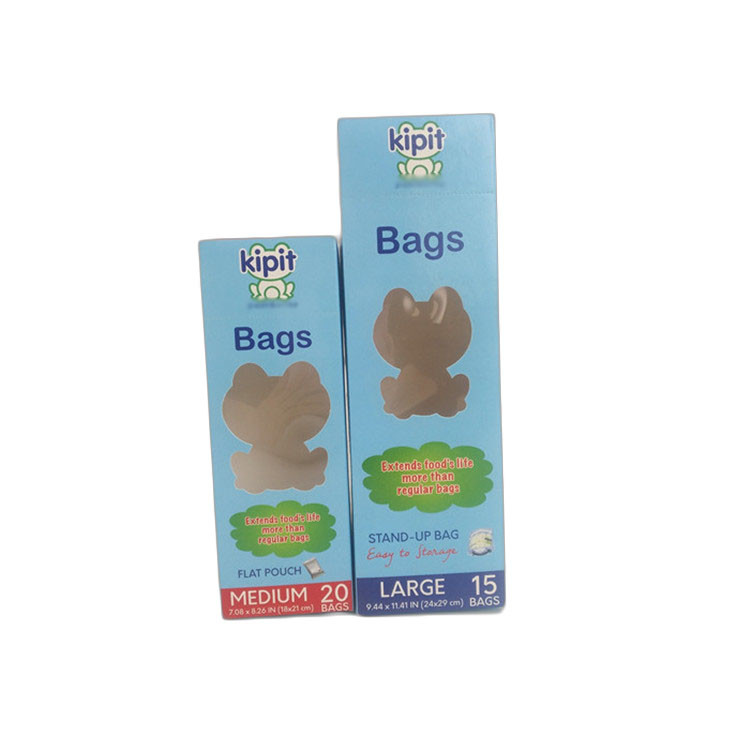 Armazenamento colorido de empacotamento dos alimentos frescos da impressão da caixa do cartão reciclável do retângulo