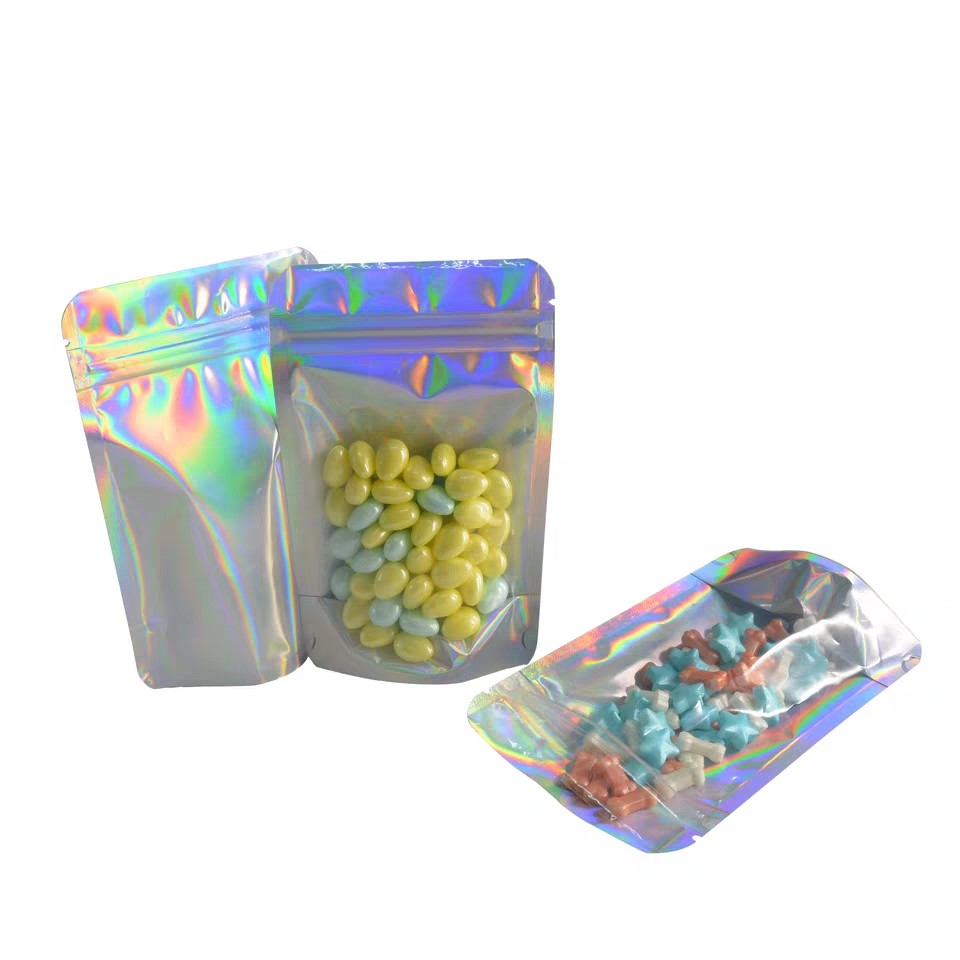 Da laminação lateral de três material plástico sacos do empacotamento de alimento do petisco do selo com Ziplock