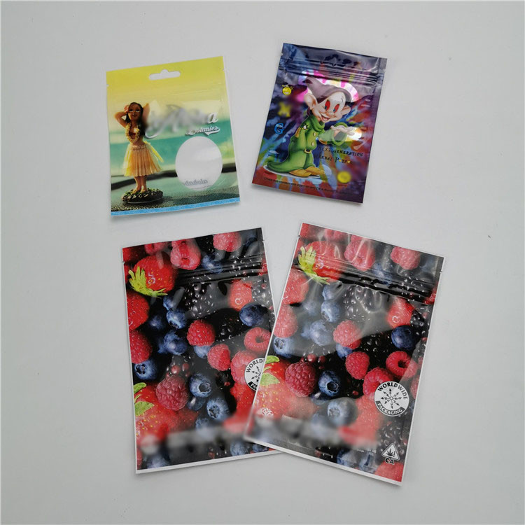 Os malotes plásticos de CBD que empacotam a folha de alumínio levantam-se sacos do Ziplock da prova da criança