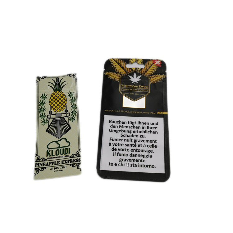 Heat-seal levantam-se o empacotamento reciclável do cigarro/cigarro dos sacos do malote do zíper