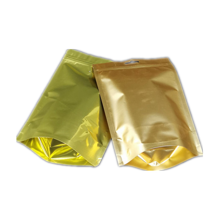 O empacotamento dos malotes plásticos do armazenamento do alimento levanta-se sacos de Mylar com linha fechamento do fecho de correr