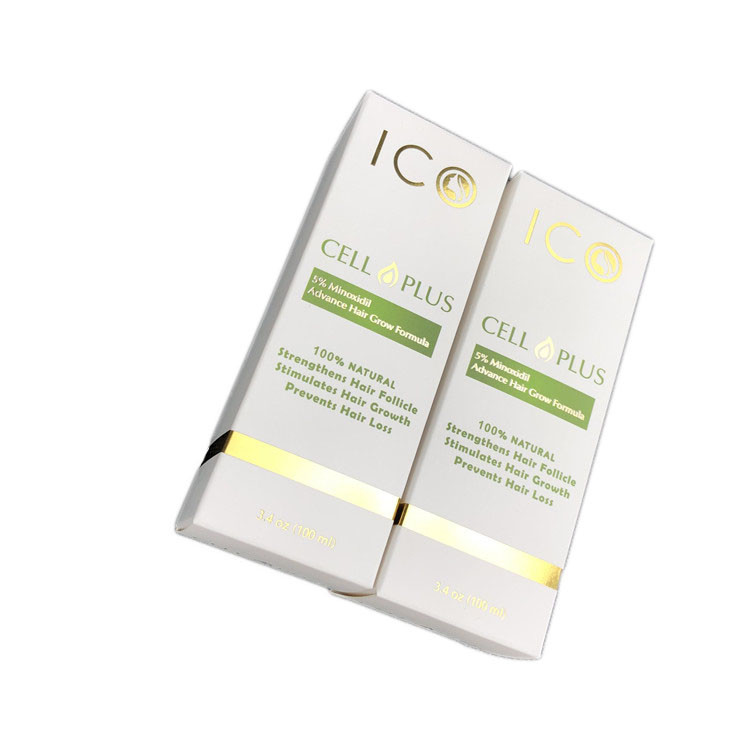 Caixa de empacotamento de papel do cartão da garrafa de óleo dos cuidados capilares