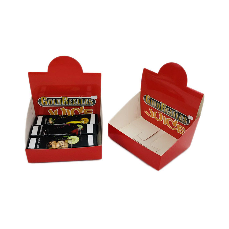 A garrafa de empacotamento da exposição contrária range a caixa de papel reusável do ISO