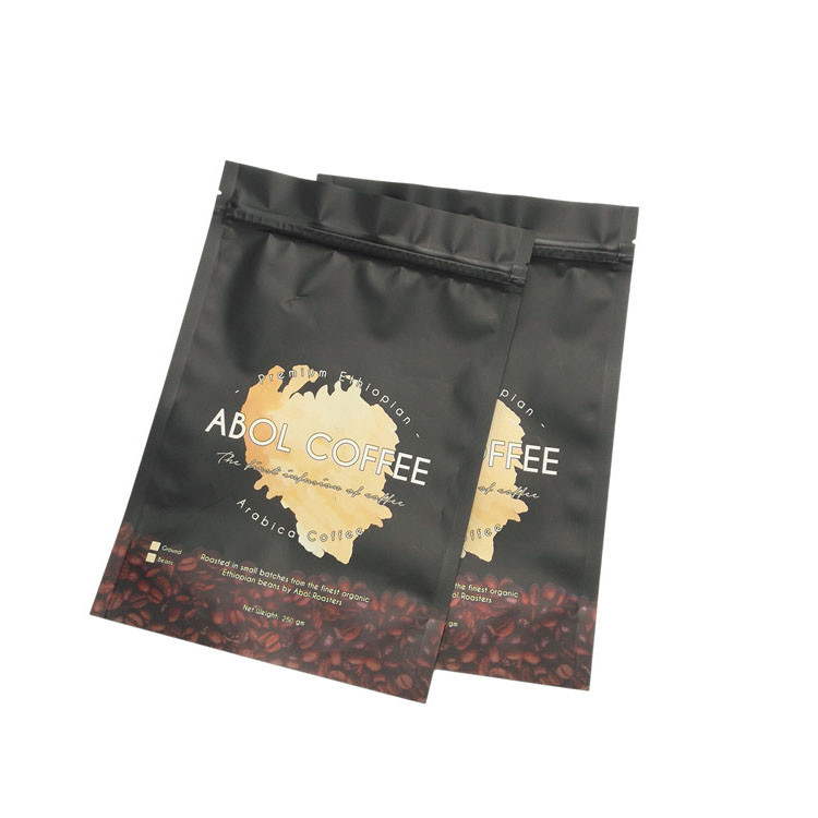 A impressão de Digitas laminou a folha levanta-se sacos do malote do zíper