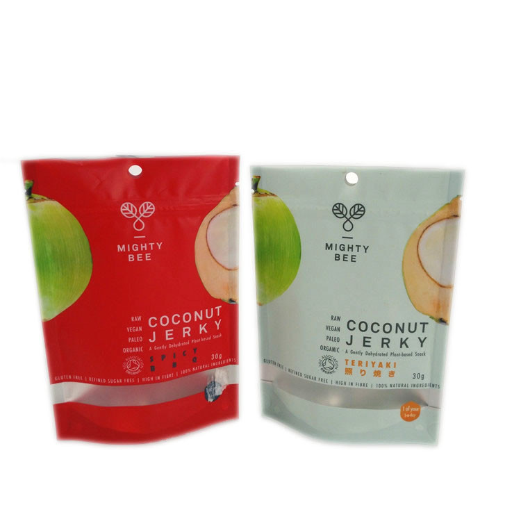 Malotes plásticos de folha de alumínio do ANIMAL DE ESTIMAÇÃO do furo do cair do produto comestível