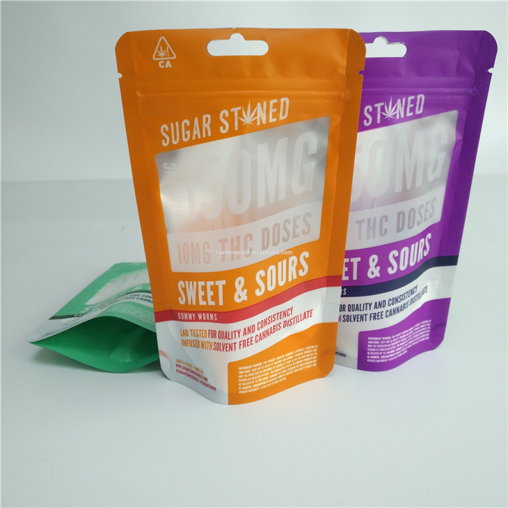 Digitas que imprimem o saco erval gomoso da erva daninha de 3.5g 7g 14g 28g