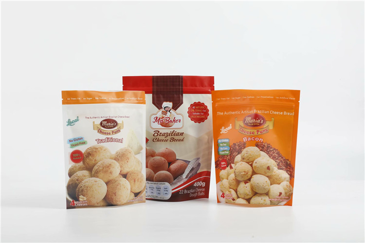 As microplaquetas 120 Mircon da banana do fruto levantam-se o malote do zíper