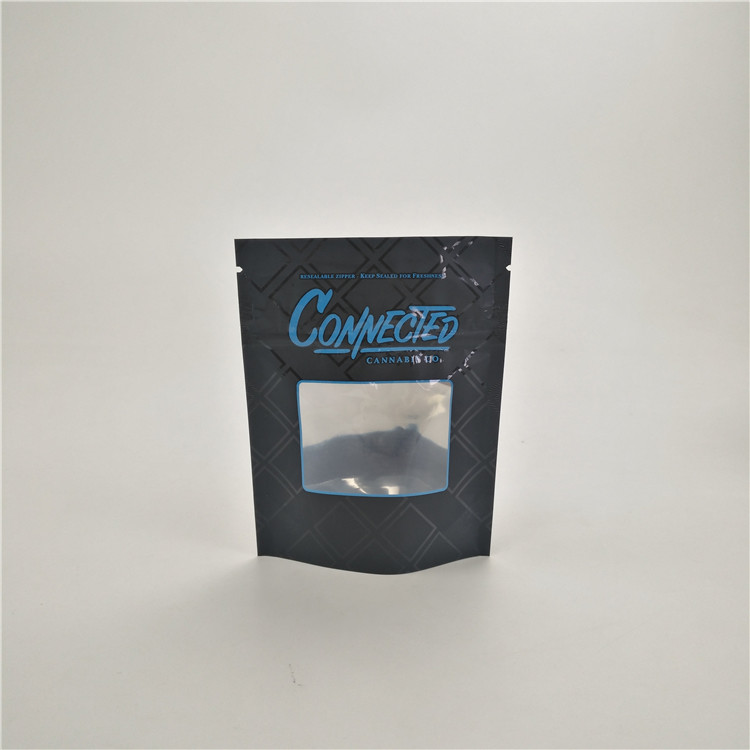 A prova da criança ensaca sacos de plástico personalizados para o malote da medicina das cookies da selva do runtz dos sacos de CBD com janela