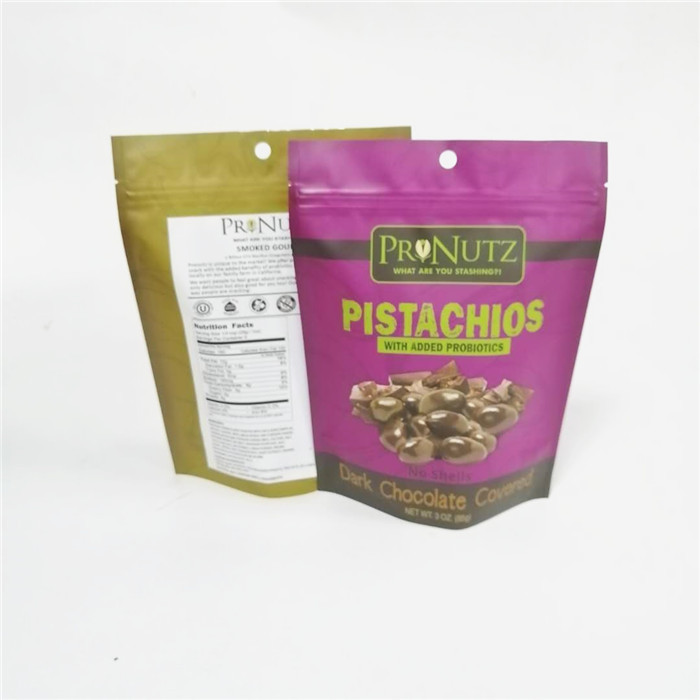 suporte de empacotamento plástico laminado da porca de caju do saco das porcas acima dos sacos