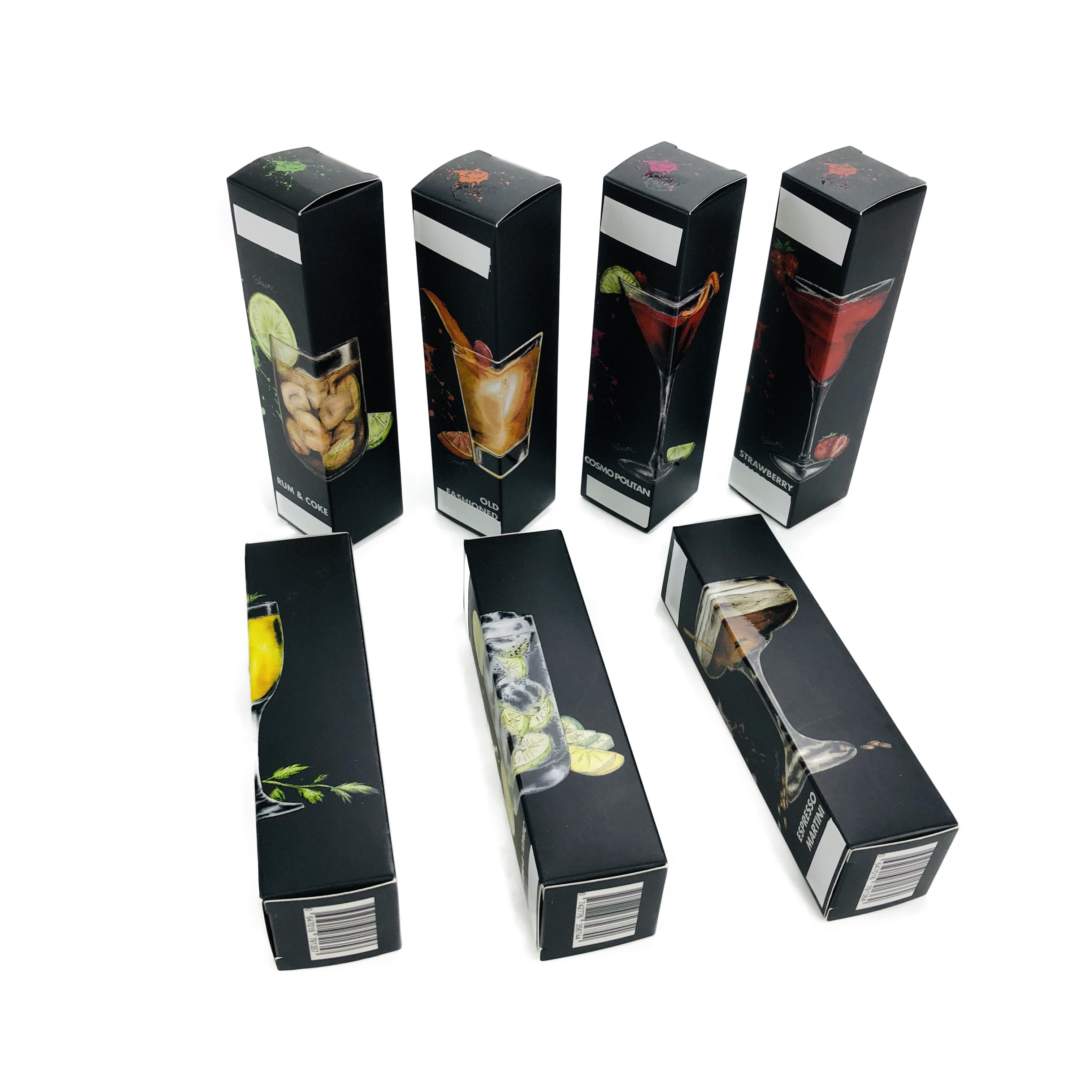 Matte Finish Lightweight Paper Box que empacota a cor dobrável da caixa CMYK para bebidas