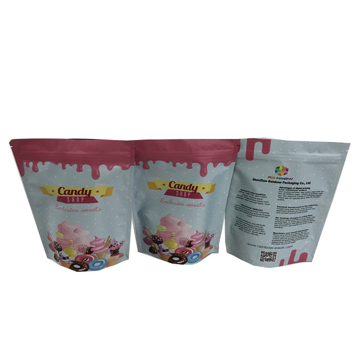 agitação Doypack da proteína 280g 100 sacos do zíper de Mylar do resíduo metálico do mícron