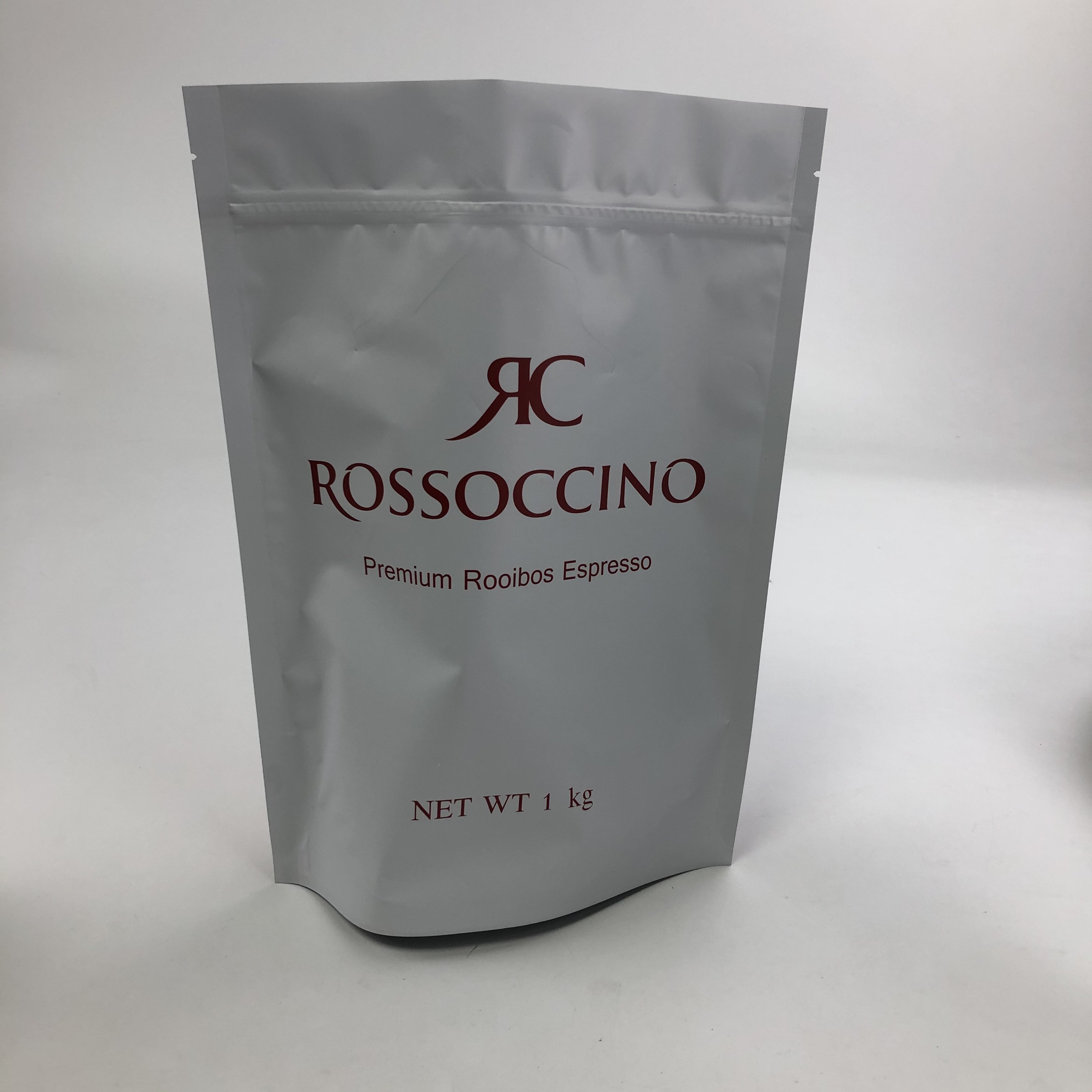 O saco plástico geado do zíper fez a cordão do empacotamento de alimento do ofício baixo Moq que imprime o suporte impresso Digitas acima do malote