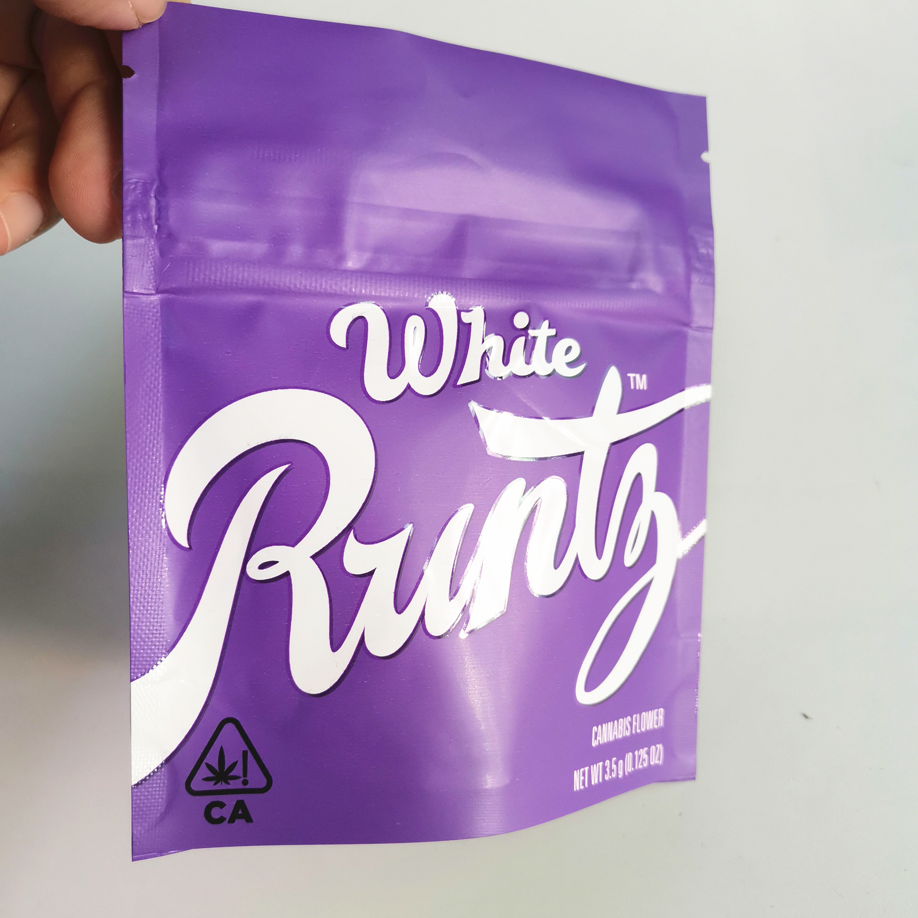 o saco de 3.5g 7g 14g 28g Runtz está acima do saco Ziplock dos doces CBD da cookie da erva daninha do malote