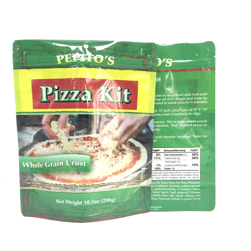 Malote de empacotamento do suporte do produto comestível do saco de plástico de Cusromized para o saco de Pckaging do alimento de Mylar da pizza