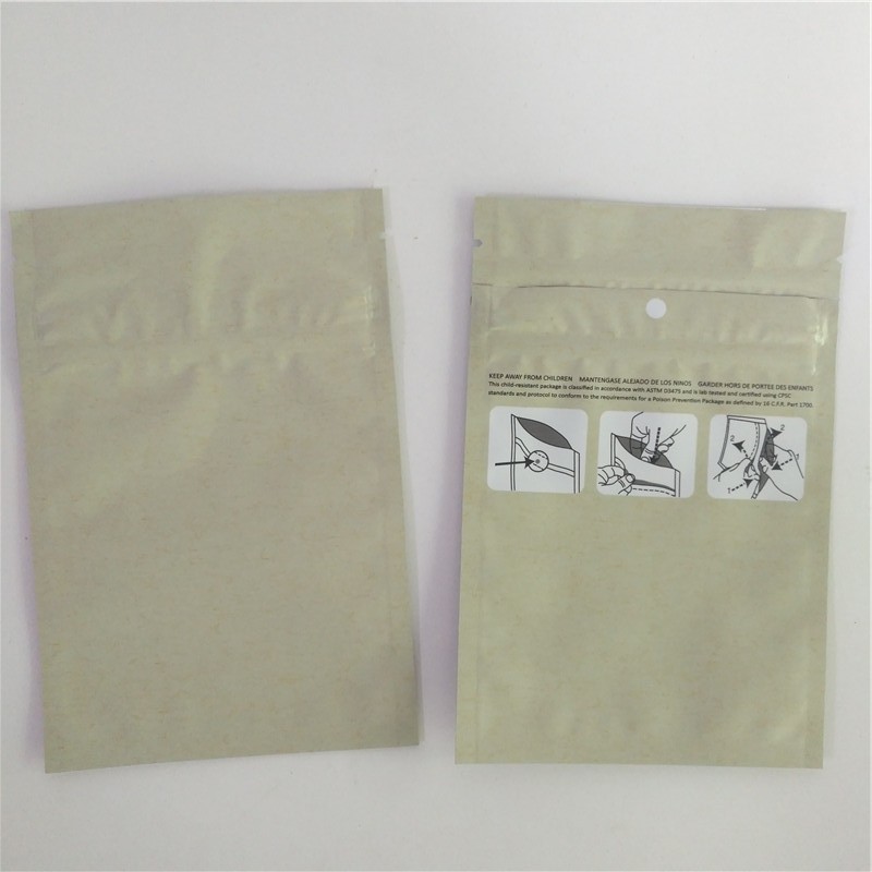 Incenso erval da cor 180mic 4X6 de Kraft que empacota para sementes de flor