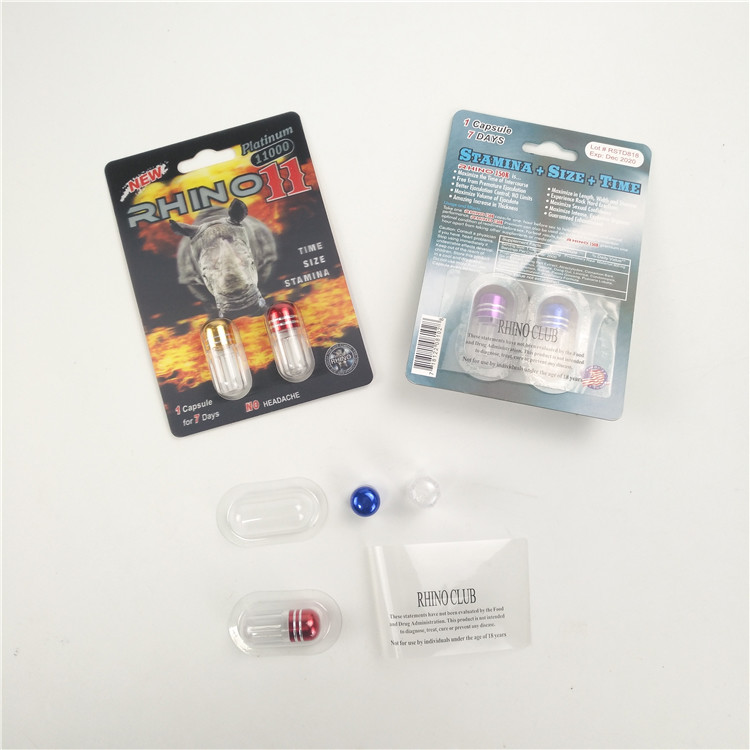 Cartão de terminação lustroso da embalagem 3D do rinoceronte 7 9x12cm do realce