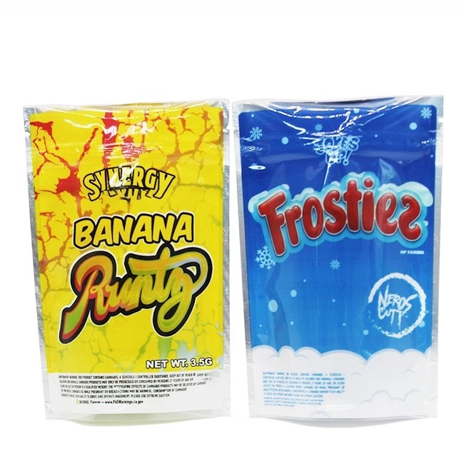 malote de empacotamento do incenso erval de 3.5g 7g CBD com janela clara