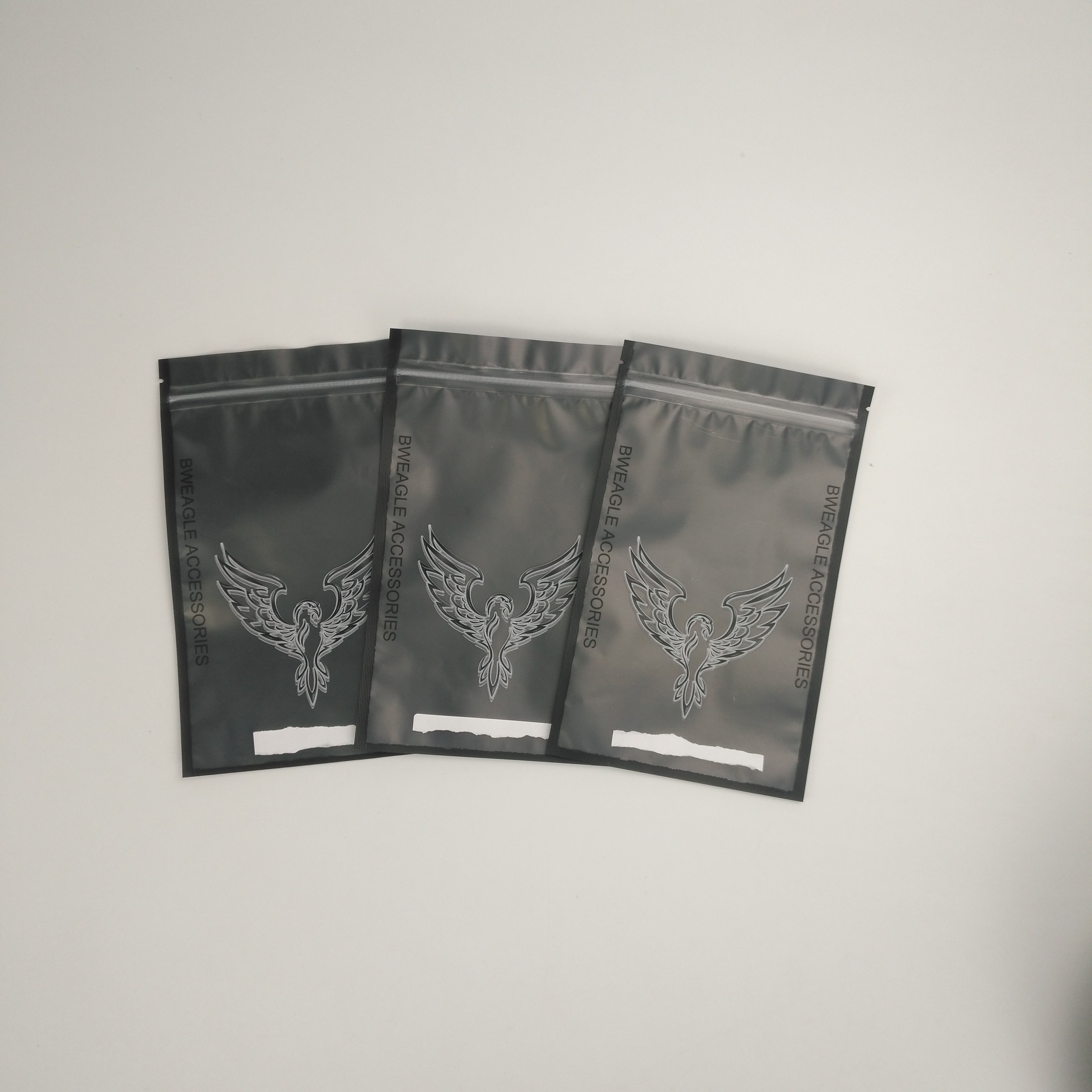 Acessórios lustrosos personalizados do fone de ouvido que empacotam os auriculares dos fones de ouvido dos fones de ouvido do saco que empacotam sacos com logotipo feito sob encomenda