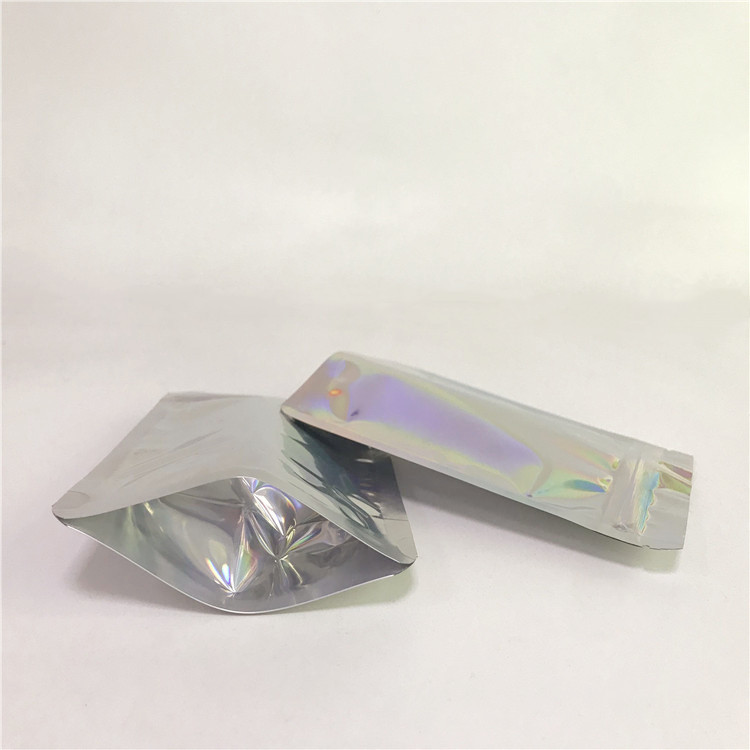 Digitas que imprimem a parte dianteira clara e sacos holográficos traseiros holográficos para o empacotamento cosmético