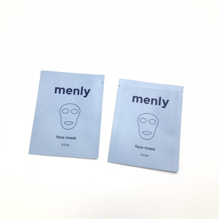 Malote cosmético descartável livre da amostra da amostra para o saquinho selado do limpador três do soro do olho do champô lado facial