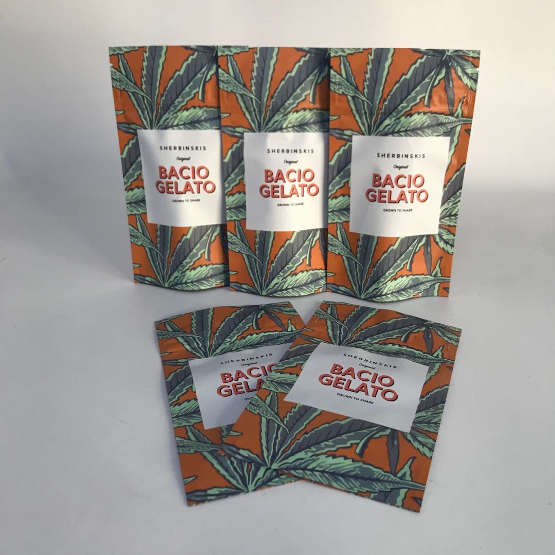 Matte Aluminum Foil Stand aceitado feito sob encomenda acima dos sacos de empacotamento de Cannabsis