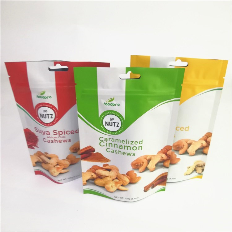 Matte Aluminum Foil Custom Accepted levanta-se malotes com zíper