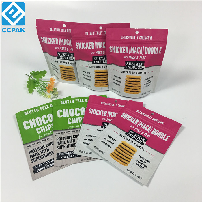 O malote Resealable do alimento ensaca com fechamento Pakcgaing do fecho de correr ensaca para o fruto seco das porcas