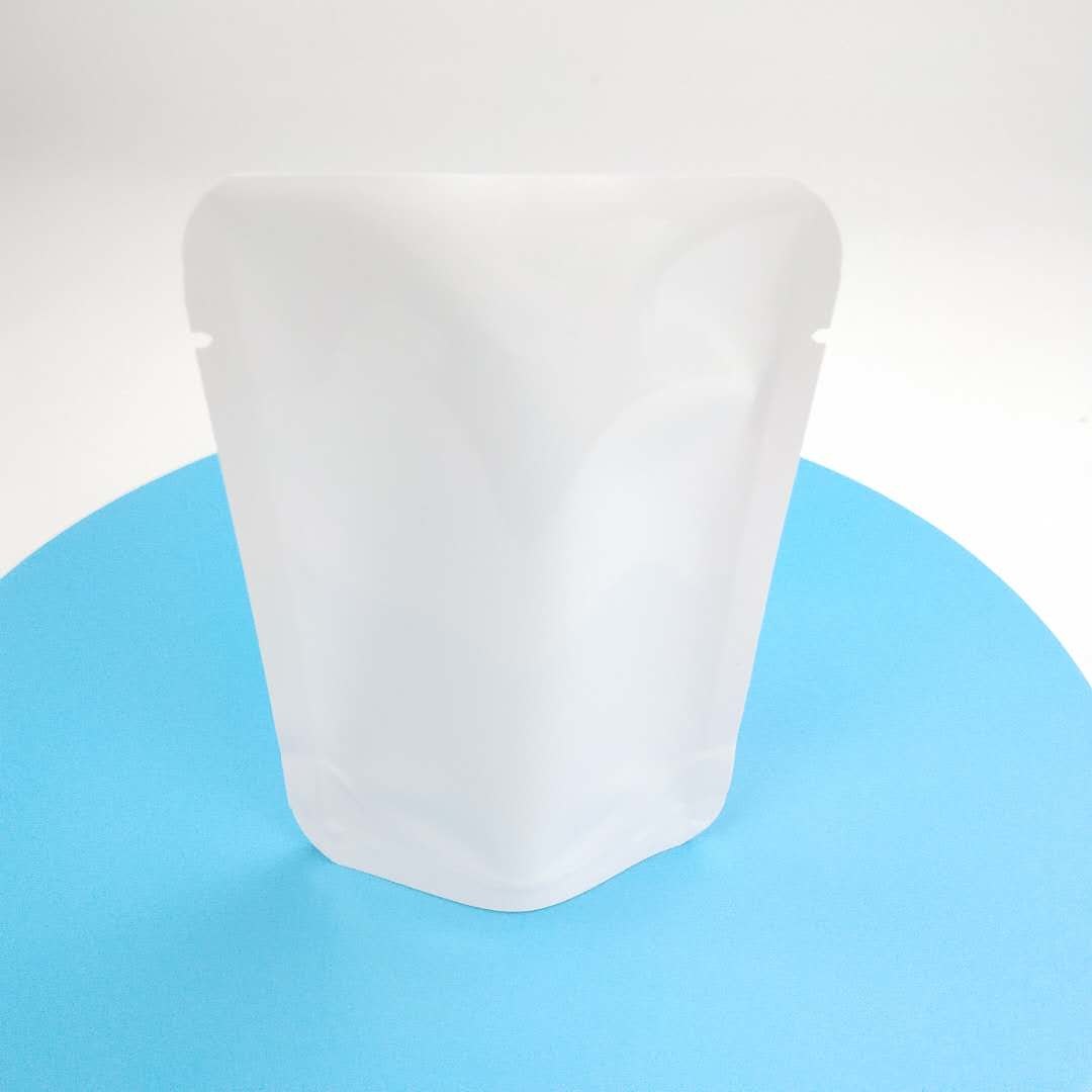 A soldadura térmica Resealable feita sob encomenda NENHUM zíper Doypack Reseal o suporte do malote acima do saco de empacotamento material branco do PE NY da semente de flor do malote